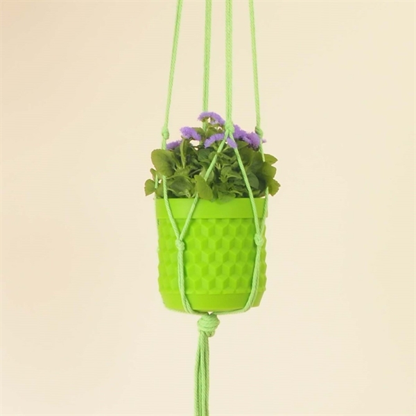 Plant hanger 120 cm. Lime green